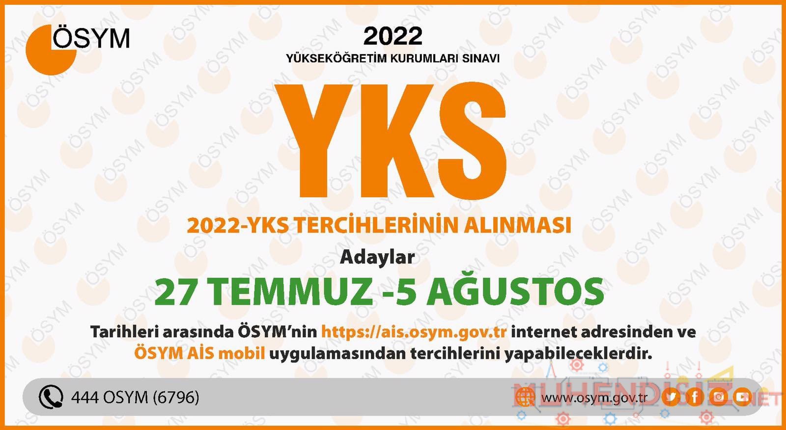 2022 YKS Tercihleri